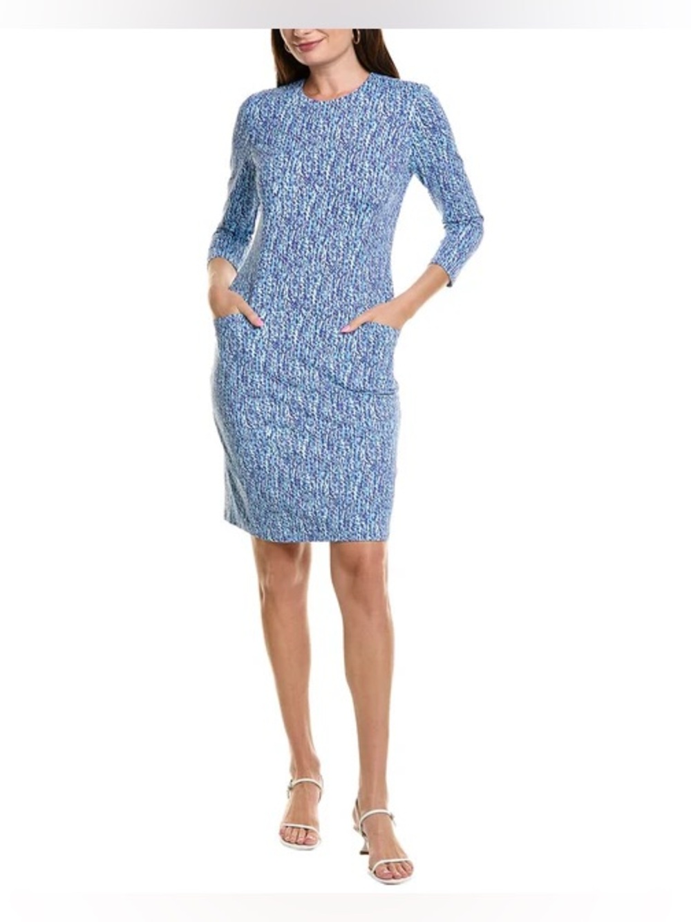 J. McLaughlin Blue Catalyst Dress Catalina Cloth Summer Prep Women’s Size Small